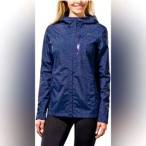 Paradox Patterned Rain Hoodie Jacket